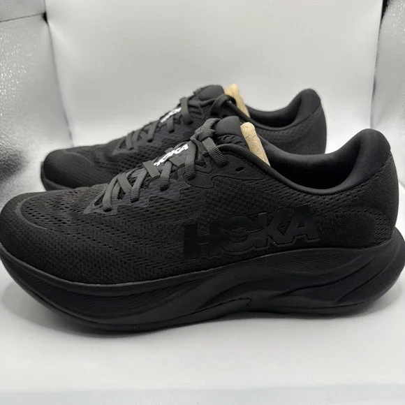Hoka Men's Rincon 4 Black Size 9.5 D Athletic Running Shoes. Authentic And New - Picture 5 of 12
